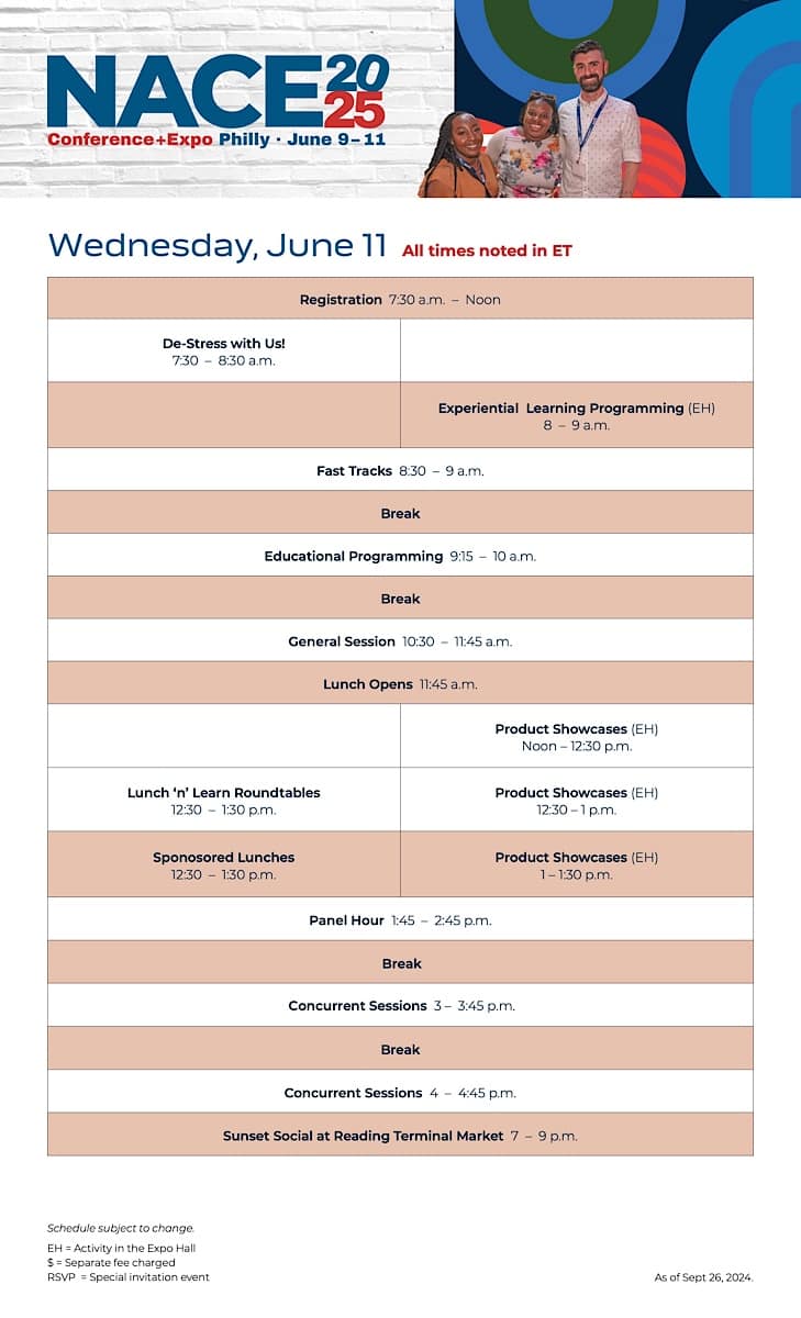 2025 NACE Conference & Expo The Premier Career Services & College