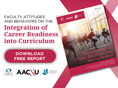 Faculty Attitudes and Behaviors: The Integration of Career Readiness Into the Curriculum