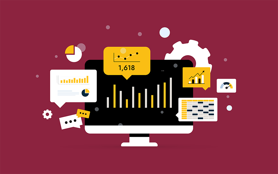 An illustration of a dashboard.