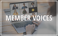 Volunteers attending a virtual meeting.