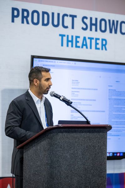 NACE26 speaker at podium