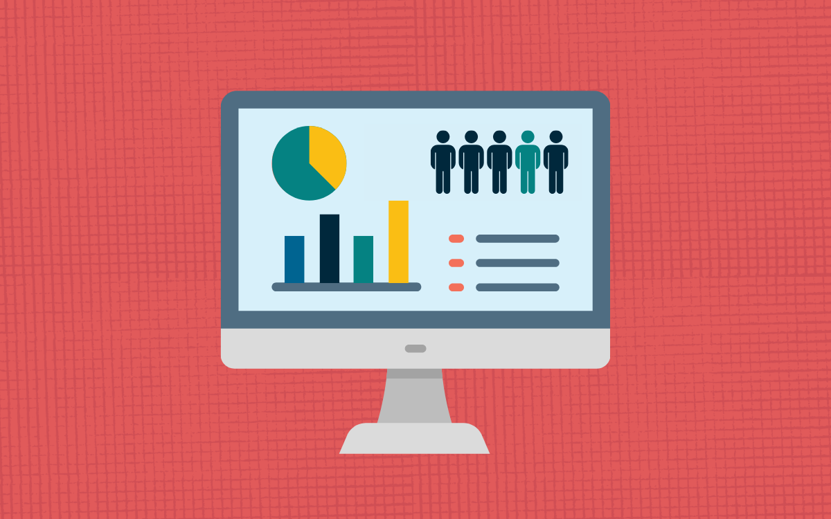 A dashboard of information.